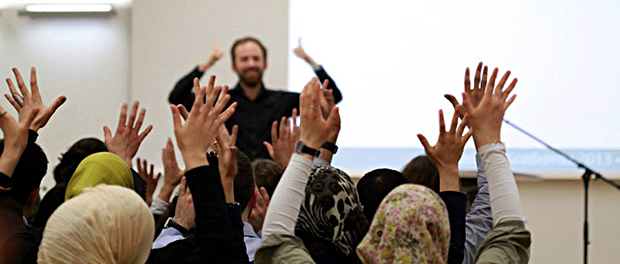 Muslime-Taubstumm-Zeichensprache-Moschee-Deaf Islam