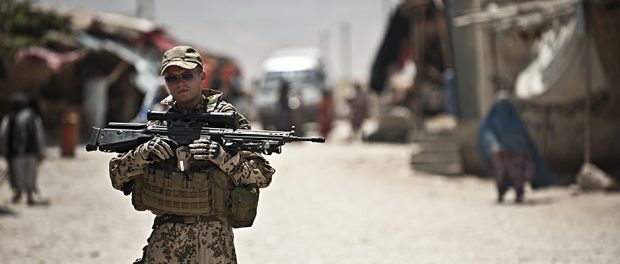 ISAF conducts patrol in Mazar-E Sharif