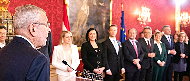 Österreich-Van der Bellen-Kurz-ÖVP-neue Regierung