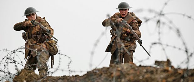 1917-Sam Mendes-Film-Krieg-1. Weltkrieg-Graben-Stacheldraht-Soldaten