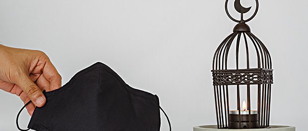 Corona-Ramadan-Maske-Lampe