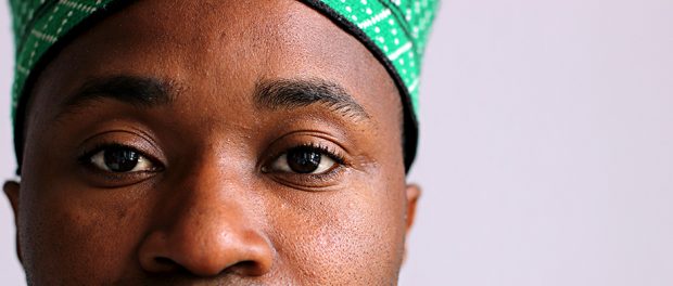 Portrait eines Afrikaners mit Mütze