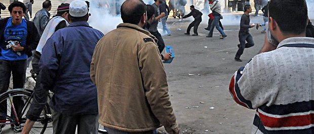 Proteste-Riots-Wut-Ägypten-Straßenszene