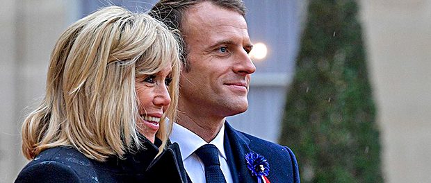 Macron-Gattin-Winter-Schnee