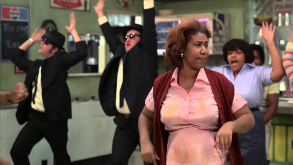 Арета Франклин в фильме Blues Brothers