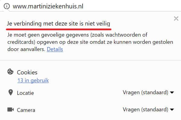 onveilige websites onveilige websites
