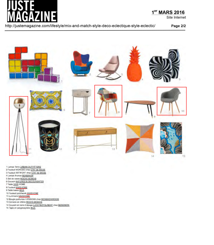 Juste Magazine Kavehome