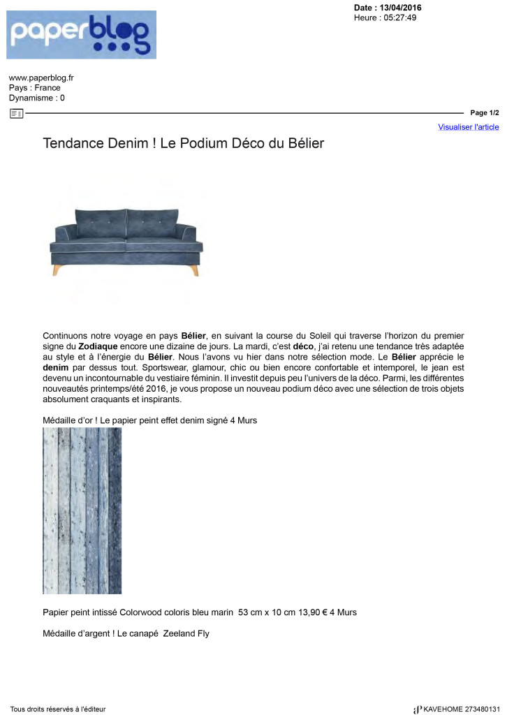 Paper Blog Kavehome