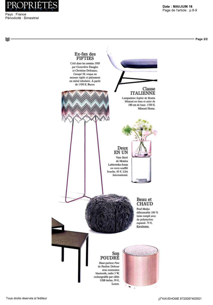 PROPRIETES DE FRANCE Kavehome
