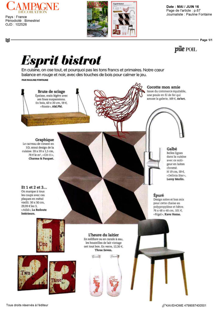 CAMPAGNE DECORATION Kavehome