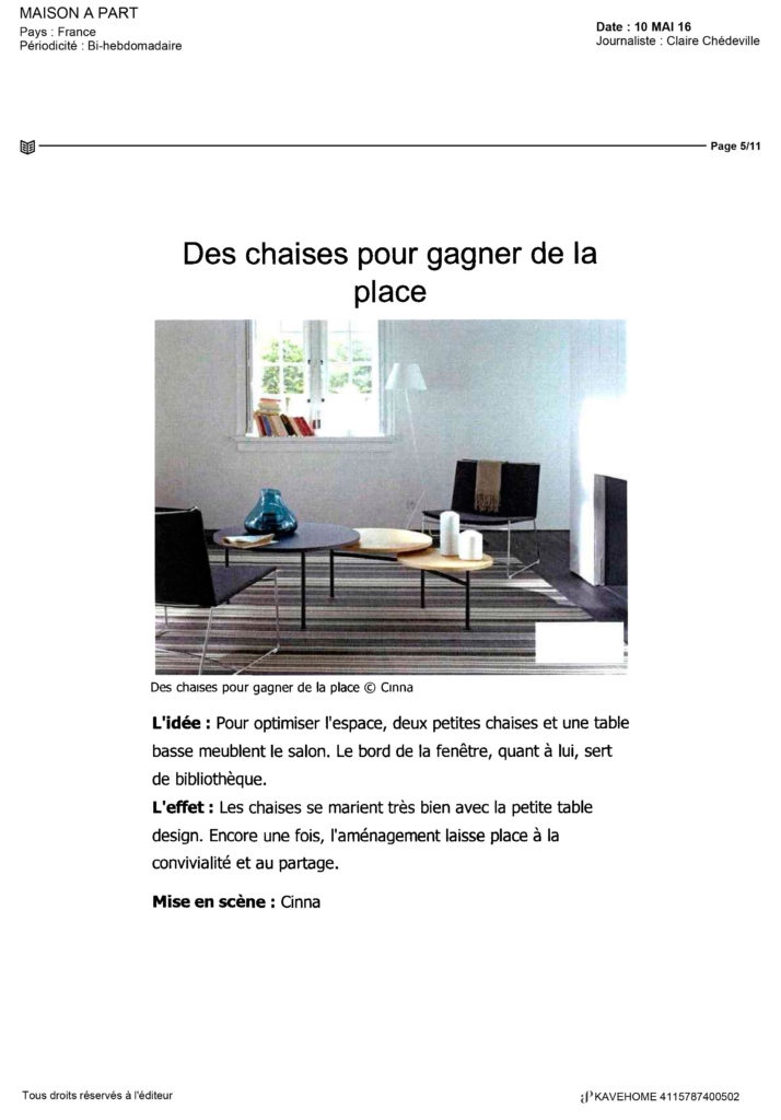 Maison à Part Kavehome