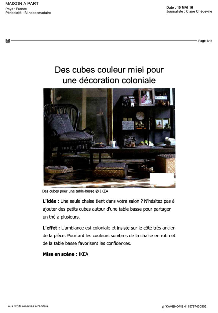 Maison à Part Kavehome