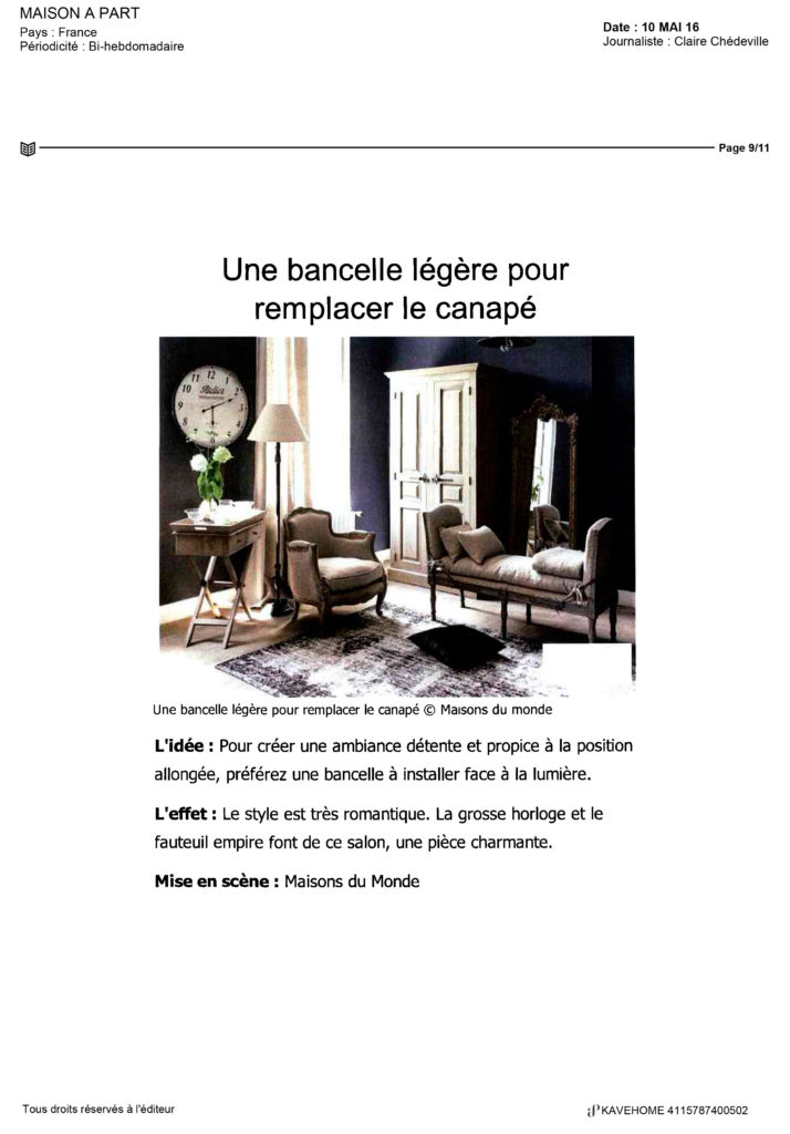 Maison à Part Kavehome