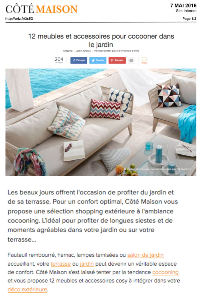 Côté Maison Kavehome