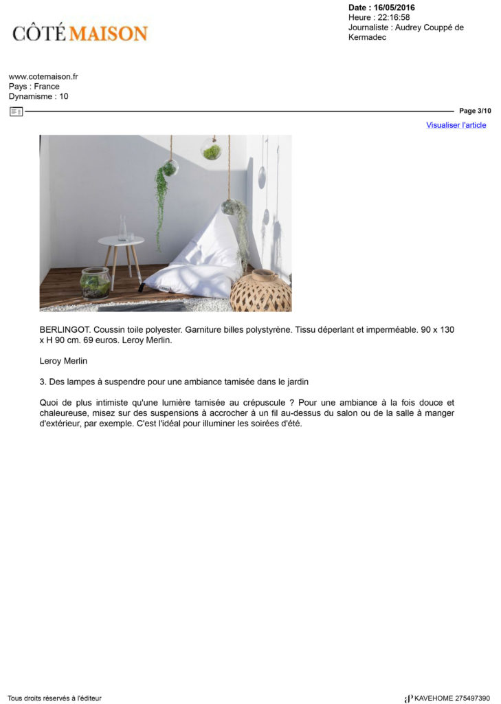Côté Maison Kavehome