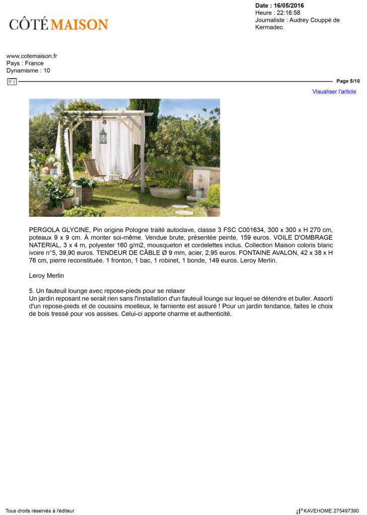 Côté Maison Kavehome