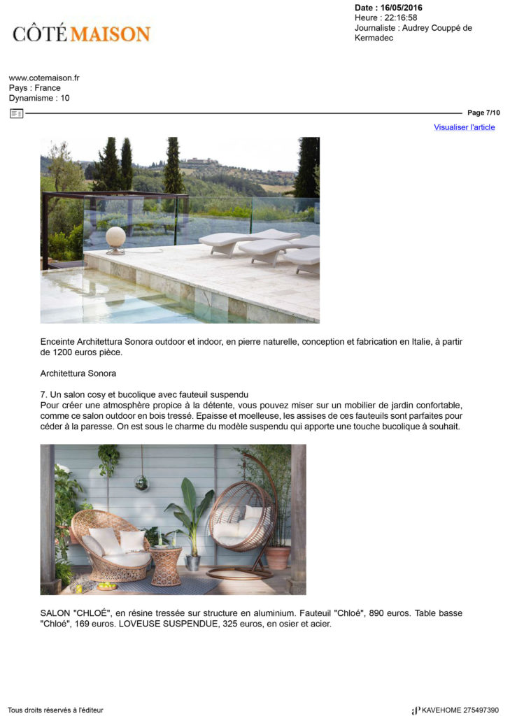 Côté Maison Kavehome