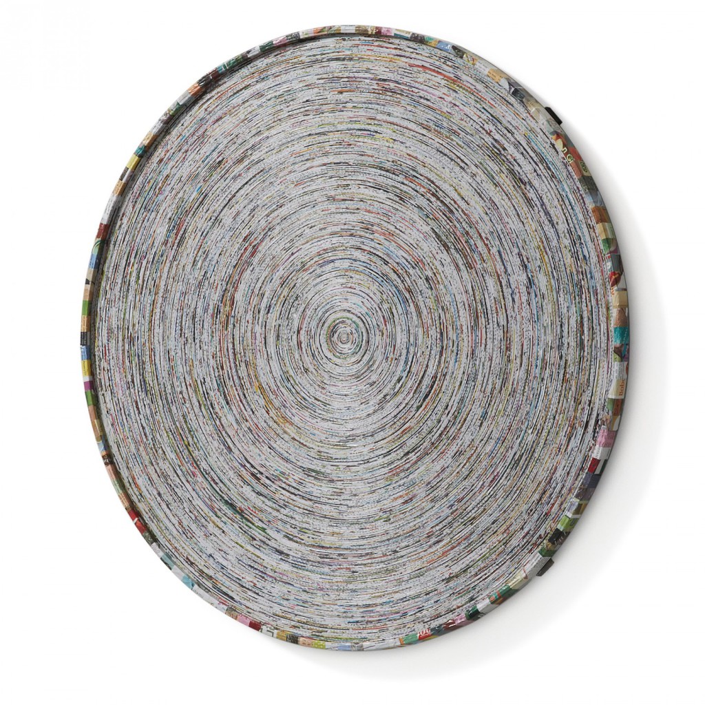 Déco murale en papier recyclé