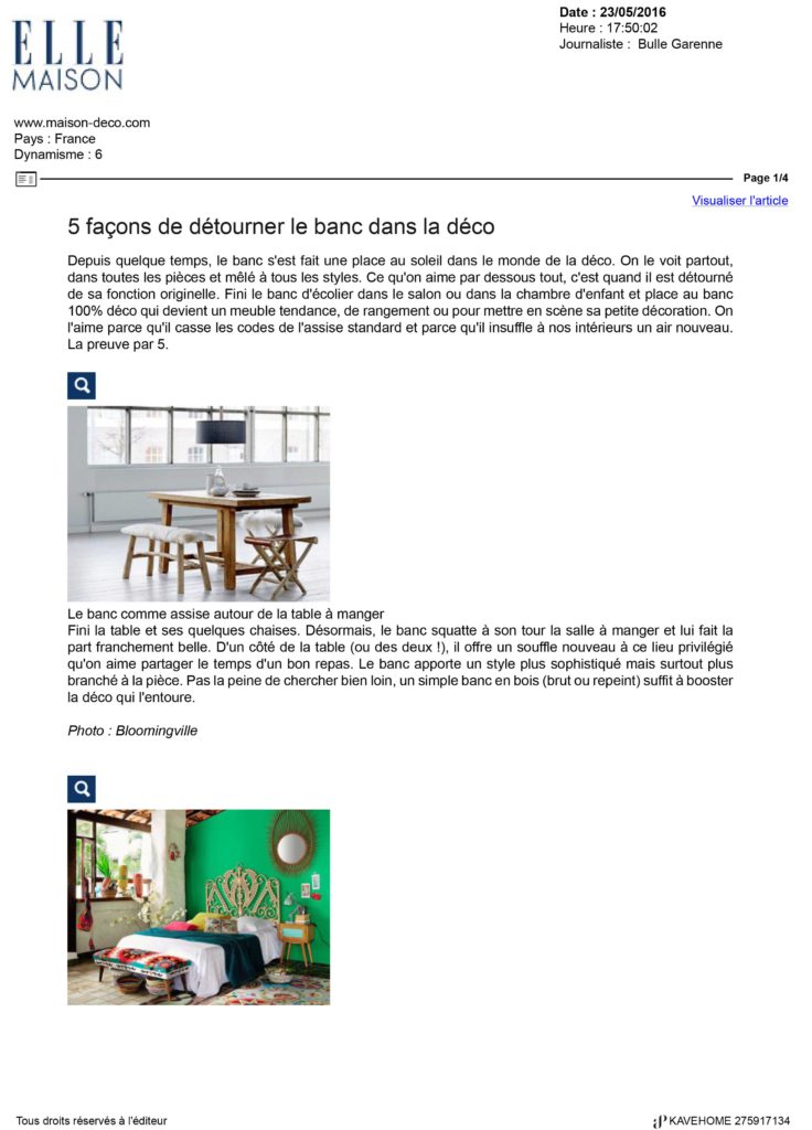Elle Maison Kavehome