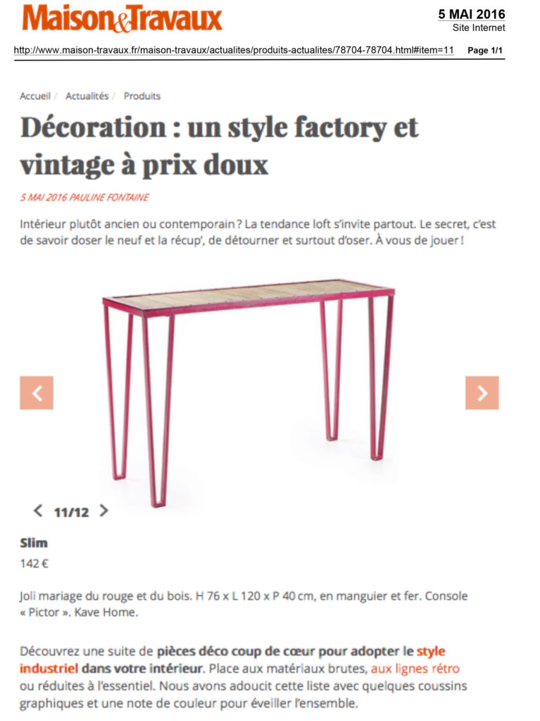 Maison & Travaux Kavehome