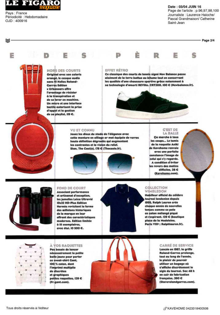 Figaro Magazine Kavehome