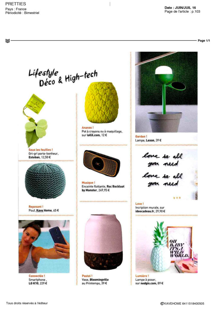 Pretties Kavehome