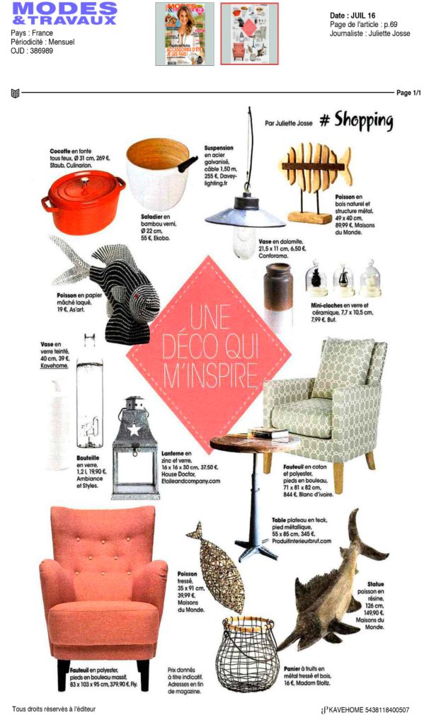 Kavehome dans MODES & TRAVAUX