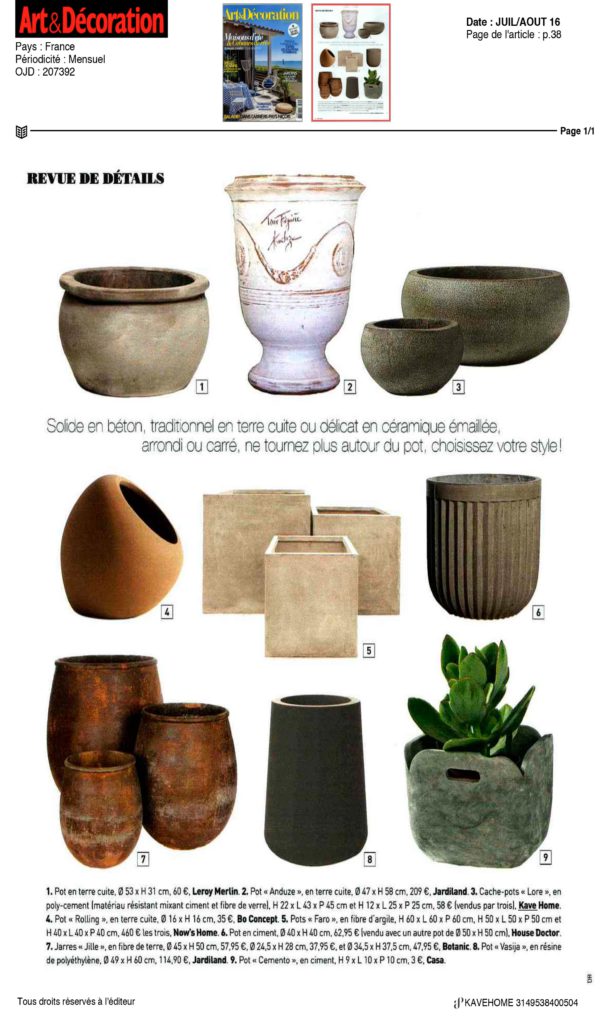 Kavehome dans ART & DECORATION