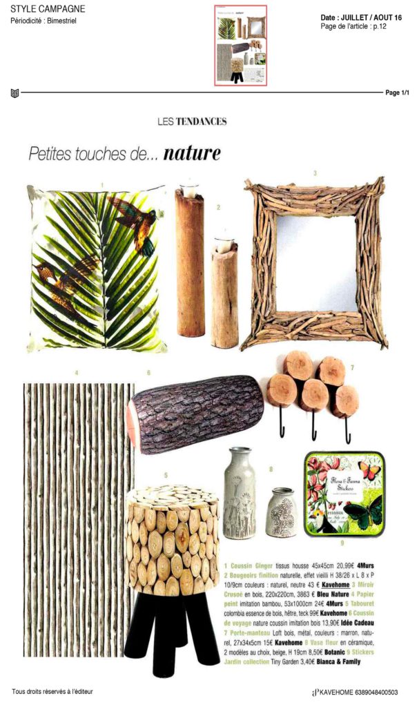 Kavehome dans STYLE CAMPAGNE