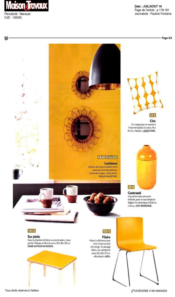 Kavehome dans MAISON & TRAVAUX