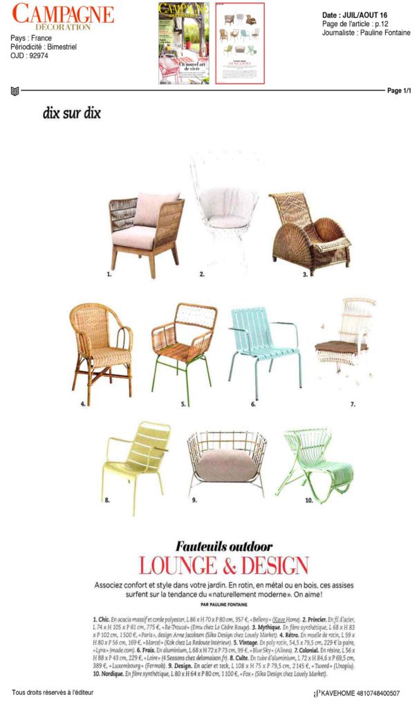 Kavehome dans CAMPAGNE & DECORATION