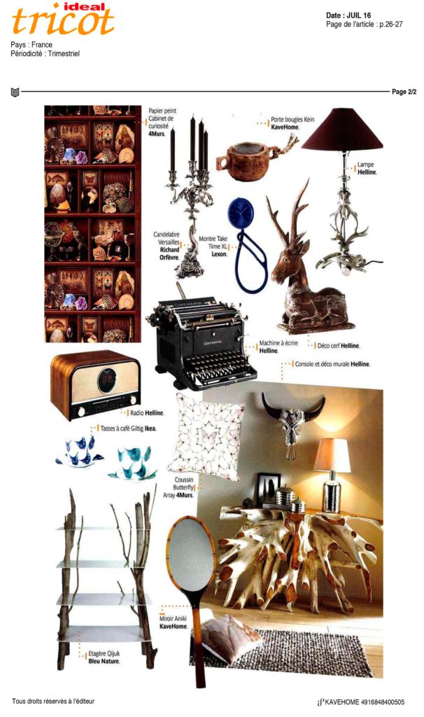 Kavehome dans IDEAL TRICOT