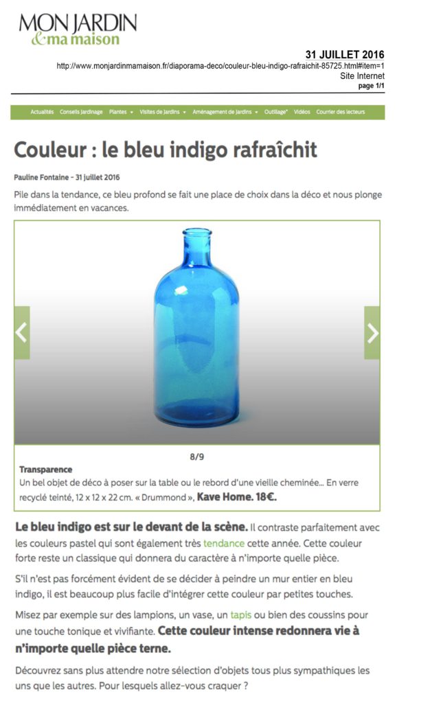 Kavehome dans MON JARDIN & MA MAISON