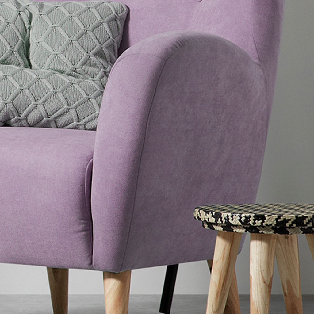 Tabouret pied-de-poule kavehome