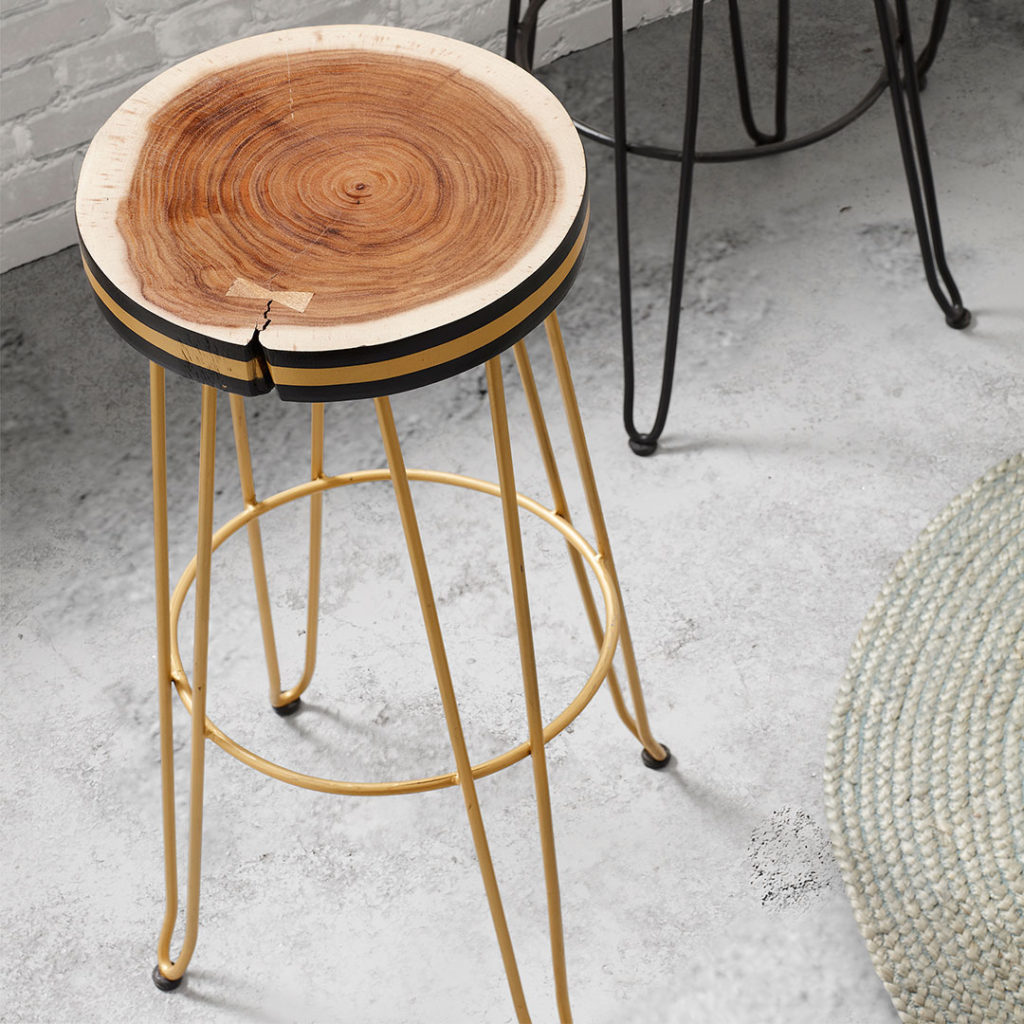 Tabouret en bois Kavehome