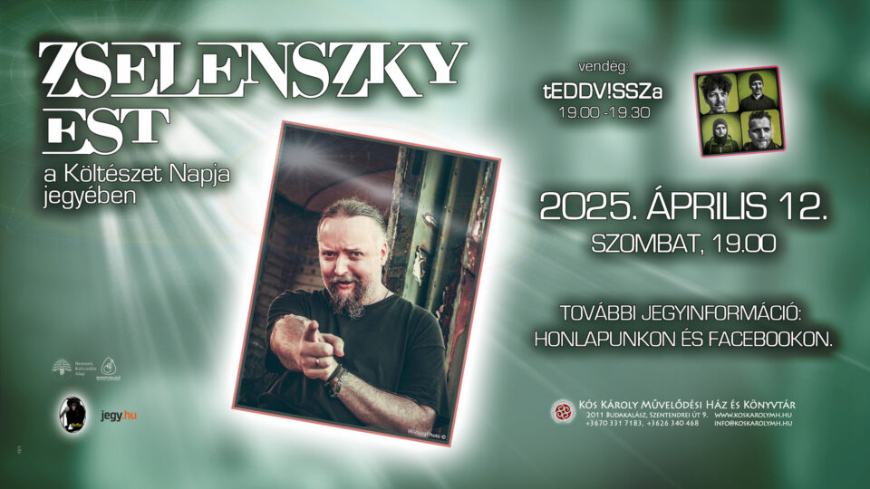 Zselenszky-est a Költészet napján