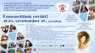 20 éves Egészségklub – Ünnepeljünk együtt!