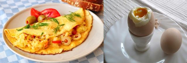 Omlet mi haşlanmış yumurta mı? 