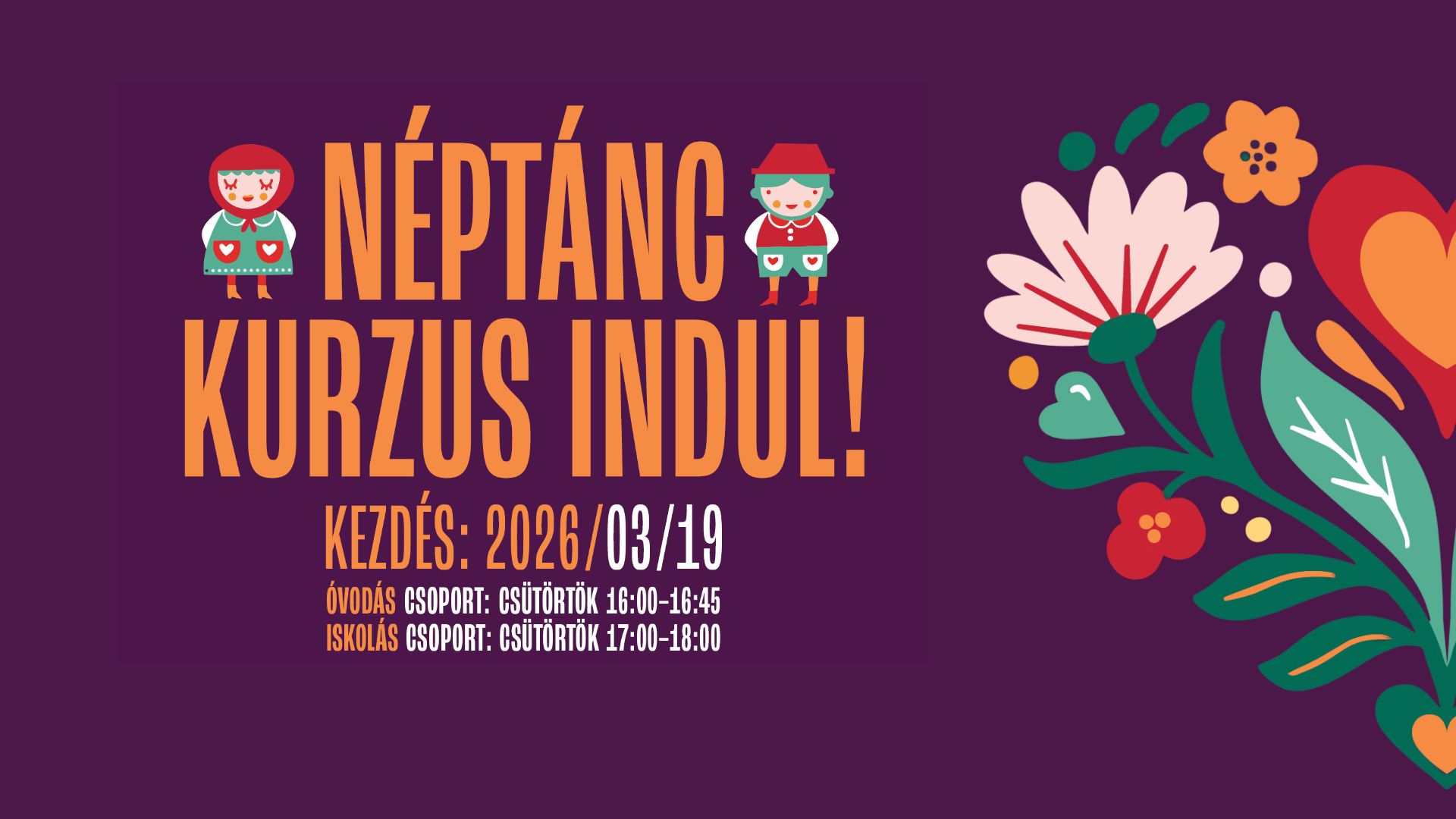 NÉPTÁNC KURZUS INDUL