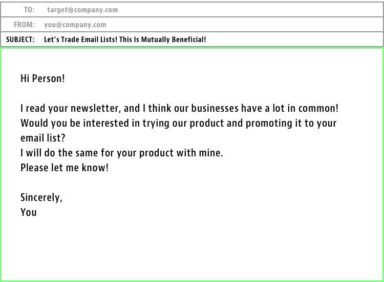 Customer Acquisition Tactic: Find Email Partners