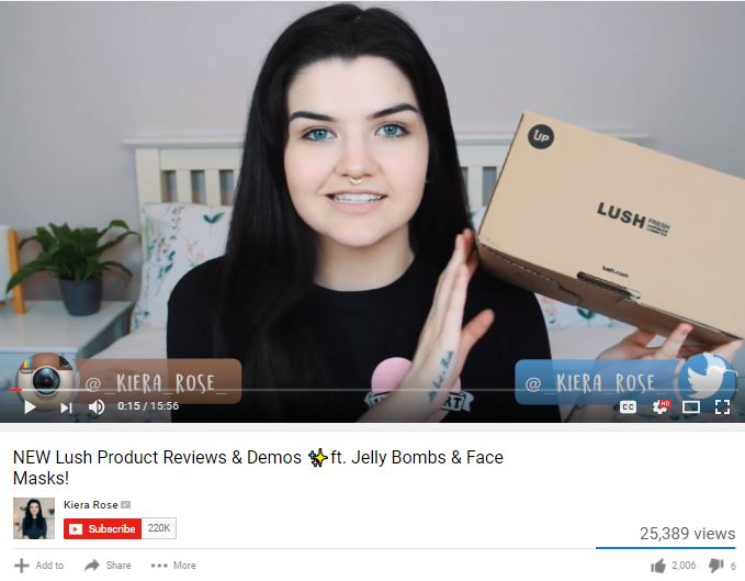 Youtube Influener marketing