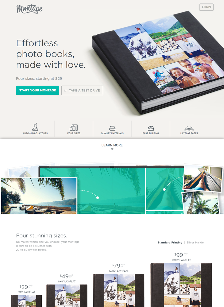 Montage - Effortless Photo Books, Made with Love.