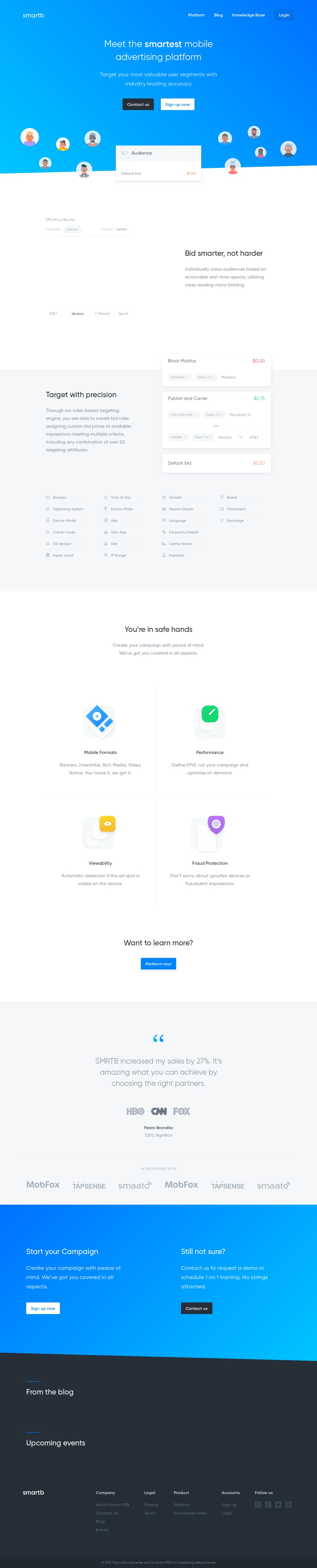 Home - Smart RTB - Self Serve Mobile DSP