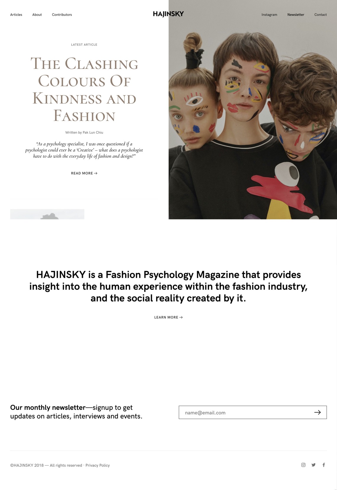 Hajinsky Land Book The Finest Hand Picked Website Inspirations