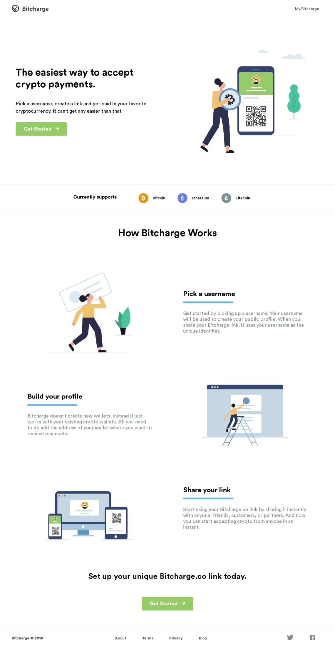 accept crypto on website