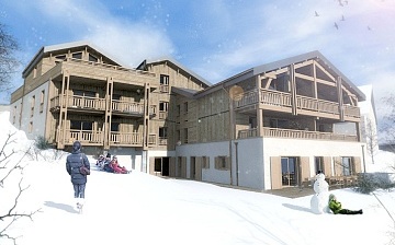 Ferienwohnung Chalet Nuance in Alpe d‘Huez 1450 · Aussenansicht Ferienwohnung Chalet Nuance in Alpe d‘Huez 1450 · Aussenansicht