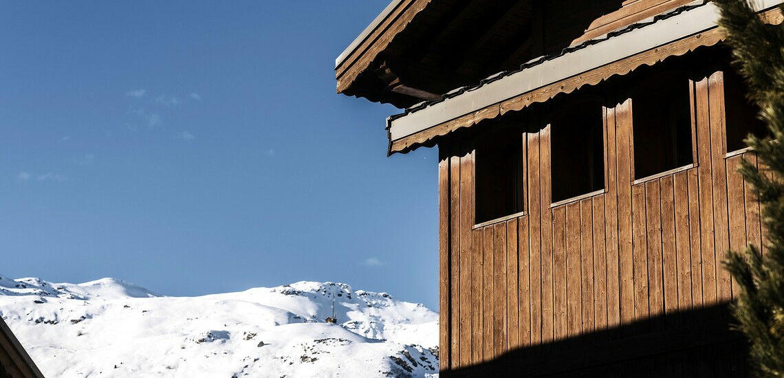 PANORAMA ∙ Montagnettes - Le Hameau de la Sapiniere ∙ Les Menuires ∙ Ferienwohnungen ∙ Skireisen / Skiurlaub im Skigebiet Les 3 Vallees / Trois Vallees, französische Alpen, Frankreich.