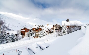 Ferienwohnungen in Les Menuires. Les Montagnettes Le Hameau de la Sapiniere.