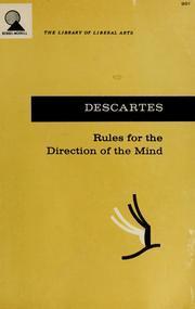 Rules for the Direction of the Mind