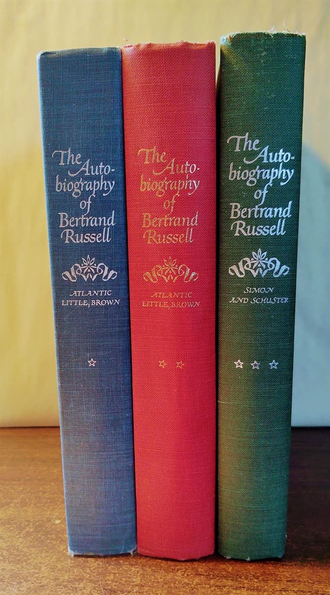 The autobiography of bertrand russell : 3 volume set in slipcase